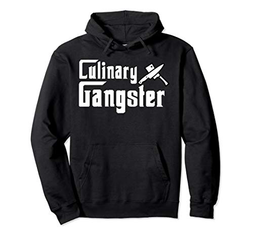 Culinary Gangster Cool Chef Cutlery Hoodie Hooded Sweatshirt