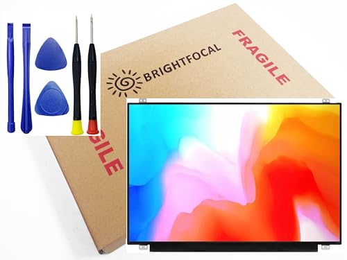 BRIGHTFOCAL New Screen Replacement for DELL Inspiron 15 3000 (Non-Touch ONLY) 30PIN 15.6 WXGA HD 1366 x 768 Slim LED LCD Display with Tool