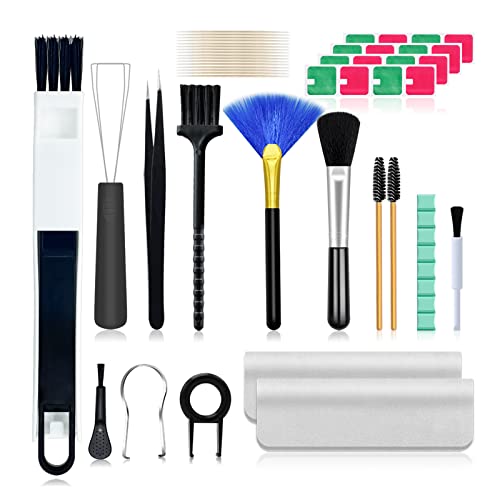 Keyboard Cleaner kit,Computer Cleaning kit,Mechanical Keyboard Cleaning kit,Anti-Static Brush,Small Cleaning Brush, Cleaning kit Compatible Laptop/PC/Computer/Keyboard/Laptop/Camera/Phone/Earbud