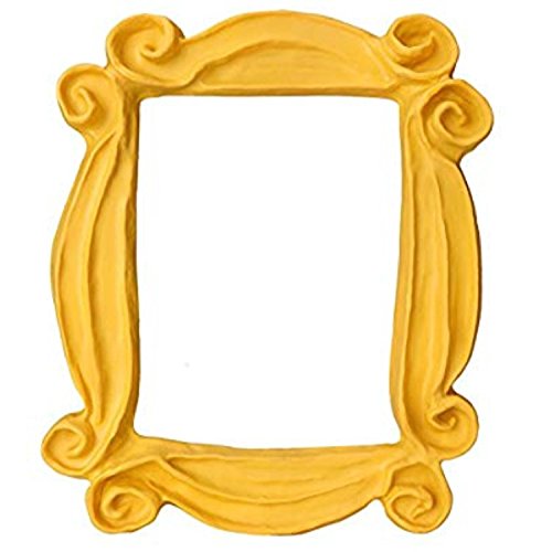 Handmade with Love by Fatima. As seen in Monica's Door. It has Two Side Tape in the back. Yellow Frame for your peephole. Present for your best friends.