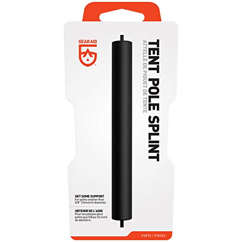 Gear Aid Tent Pole Splint, Replacement Part, 5/8' Black