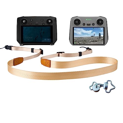 SKYZHENG Neck Lanyard Strap for DJI Mini 3 Pro/Mavic 3 Pro/Mavic 3 Classic Cine DJI RC/DJI RC Pro Smart controller Accessories Mavic 2 pro Air 2S Drone Neck Shoulder Tape Tapes band(golden