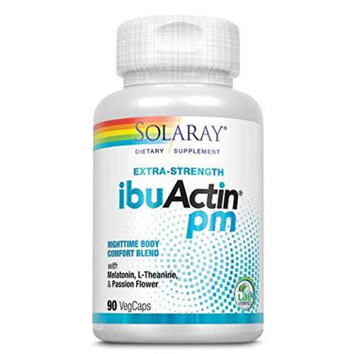 SOLARAY Ibuactin PM Capsules | 90 Count