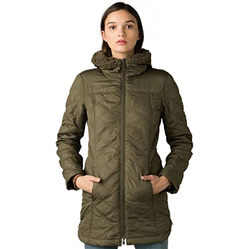 prAna Esla Hooded Coat - Women's Slate Green, M