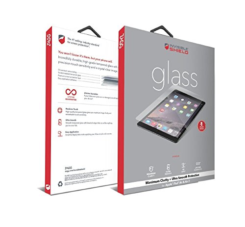 ZAGG ID5GLS-F00 InvisibleShield Glass Screen Protector for Apple iPad Pro 9.7 / iPad Air 2/ iPad Air