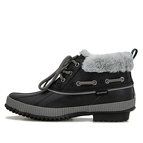 JBU by Jambu Women's Maria Waterproof Ankle Boot, Black, 10