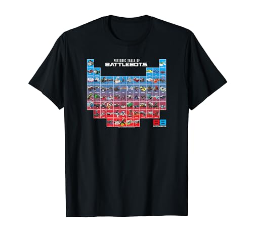 BattleBots Periodic Table Of BattleBots T-Shirt
