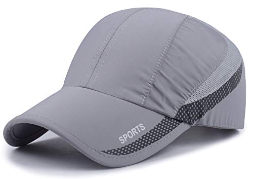 HH HOFNEN Quick Dry Cap Lightweight Running Hats Outdoor Airy Mesh Adjustable Sports Sun Hat UV Protection Hat for Men Women