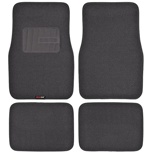 Motor Trend FatRug Premium Carpet Car Floor Mats - Thick Robust Auto Gear, Universal Fit for Your Car Truck or SUV, Charcoal