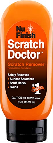 Nu Finish Car Scratch Remover, Scratch Removal for Cars Eliminates Paint Scrapes, Scuffs, Haze and Swirls on Cars, Boats and Motorcycles , 6.5 Oz, White