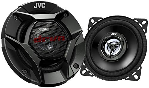 JVC CS-DR421 4' Inch Car Speakers, 220 Watts of Power, 110 Watts Each, 2-Way Coaxial, Built Tough, Perfect Factory OEM Replacements, Sold in Pairs