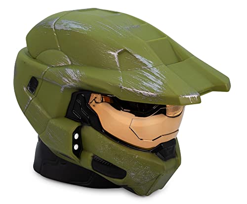 Ukonic HALO Master Chief Helmet Figural Mood Light, Nightstand Table Lamp with LED Light for Bedroom, Desk, Living Room, Home Decor Kids Room Essentials, Video Game Gifts & Collectibles, 6 Inches Tall