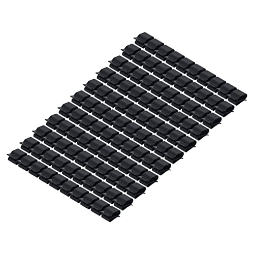 Orenic 100Pcs Solar Panel Cable Clip, PA66 Plastic Insulated PV Wire Fixing Tool, Solar Cable Management with Insulated Clips for PV Panel Wire, Solar Panel Clips, and PV Wire