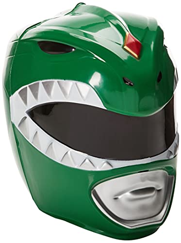 Disguise unisex adult Green Ranger Helmet Sized Costumes, Green, Standard US