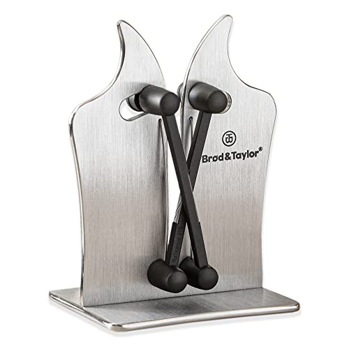 Brod & Taylor Knife Sharpener (Stainless Steel, Original)