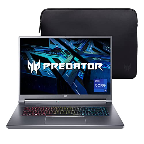Acer Predator Triton 500 SE Gaming/Creator Laptop | 12th Gen Intel i9-12900H | GeForce RTX 3080 Ti | 16' WQXGA 240Hz G-SYNC Display | 32GB LPDDR5 | 1TB Gen 4x4 SSD | Killer Wi-Fi 6E | PT516-52s-99EL