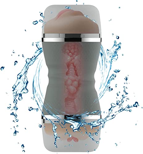 Male Mastusbafor Life Size Tight Sleeve Masterburters, Pocket Puzzy Silicone Hands Free 3D Realistic Textured Portable Massager-M5