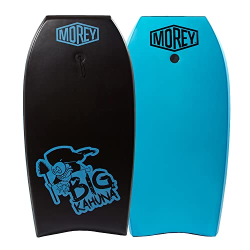 Morey Big Kahuna 44 INCH Bodyboard | Bodyboard for Tall Riders | High Performance Body Board | Durable EPS Core Design | Carbon Strength Base (Black)