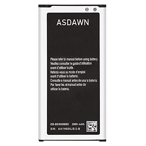 Galaxy S5 Battery 2800mAh EB-BG900BBC EB-BG900BBU EB-BG900BBE Battery for Samsung Galaxy S5 SM-G900 Series G900A/P/V/T/F/H/R4/TR/W8/BVB, i9600, Galaxy S5 Active SM-G870 Battery Replacement
