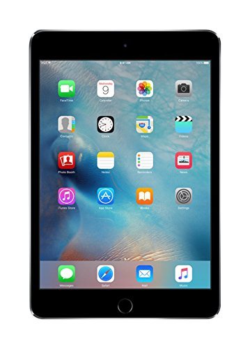 Apple iPad Mini 4 64GB WiFi 7.9in Dual-Core A8 Chip - Space Gray (Renewed)