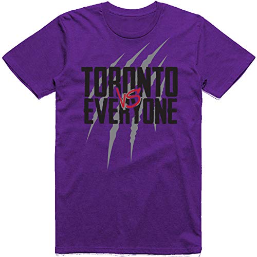 INKpressionists Toronto Basketball Fans vs Everyone Classic T-Shirt (M, Purple)