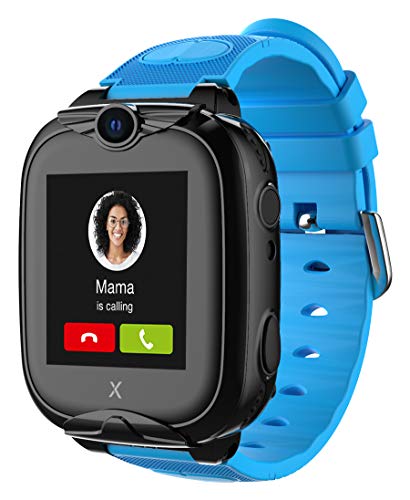 XPLORA XGO 2 - Watch Phone for Children (4G) - Calls, Messages, Kids School Mode, SOS Function, GPS Location, Camera, Torch and Pedometer – (Subscription Required) (Blue)