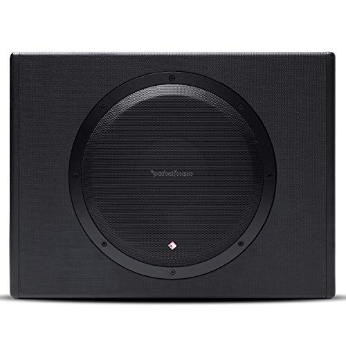 Rockford Fosgate Punch P300-12 Single 12' 300-Watt Amplified Subwoofer in Enclosure - Black