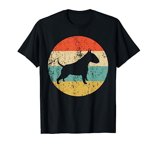 Bull Terrier Shirt - Vintage Retro Bull Terrier Dog T-Shirt