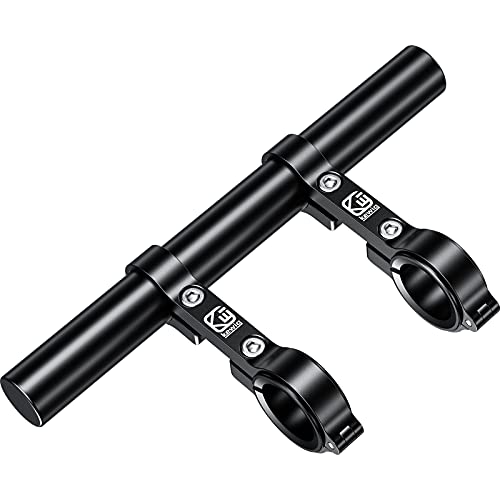 BRCOVAN Aluminum Alloy Handlebar Extensions for Bicycle & Motorcycle, Bike Handlebar Extender with Double Mounting Clamp Bracket, Fit for Handlebars 0.87'' to 1.26'' in Diameter