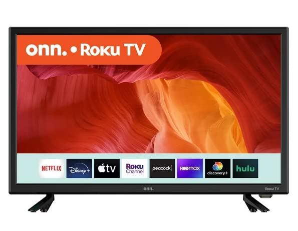 ONN 24-INCH Class HD 720P LED Smart TV Compatible with Netflix Disney+ YouTube Apple Google Assistant (Renewed)