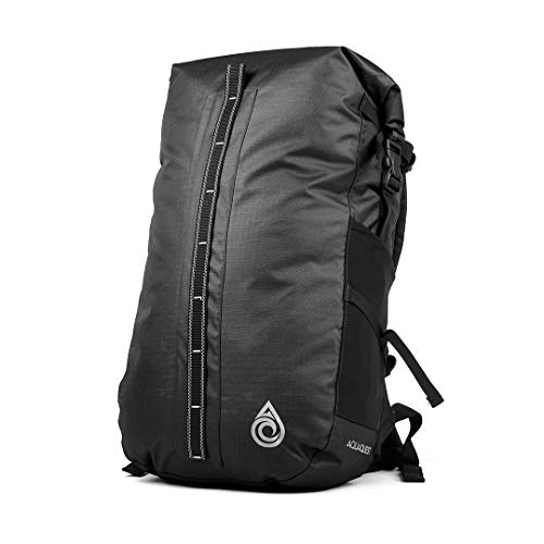 Aqua Quest Cloudbreak Backpack - Waterproof 30L Dry Bag - for Hiking, Camping, Boating, Motercycle, Bike - Black
