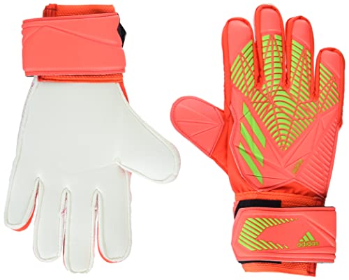 Unisex-Adult Match Predator Goalie Gloves Solar Red/Team Solar Green/Team Solar Green 10