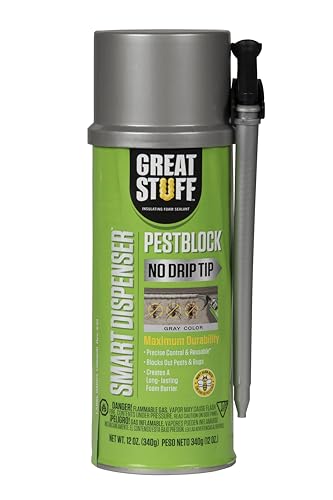 Great Stuff 99112809 Smart Dispenser Pestblock, No Size, Gray, 12 Ounce