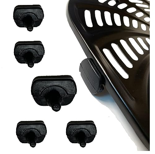 HEISENLIN Air Fryer Rubber Feet for Gourmia Air Fryers, 4PCS Upgraded Food Grade Air Fryer Silicone Rubber Bumpers, Rubber Tabs, Rubber Tips for Gourmia Air Fryer Tray, High Temperature Resistant