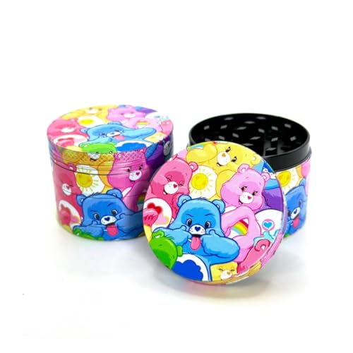 Large Spice Grinder for Kitchen Grinder with Lid (Cute Pink, 2.5inch)