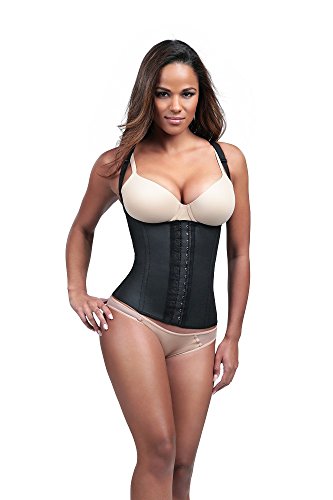 Diva Fit womens Control Vest Shapewear Top, Black, X-Large US