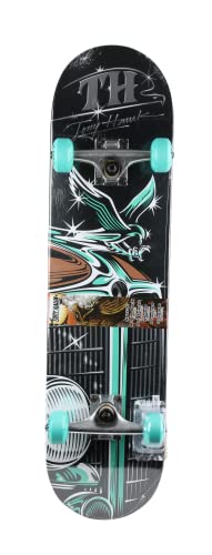 Tony Hawk 31' Skateboard - Signature Series 3 Skateboard with Pro Trucks, Full Grip Tape, 9-Ply Maple Deck, Ideal for All Experience Levels