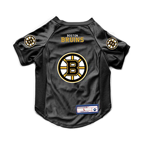 Littlearth NHL Boston Bruins Stretch Pet Jersey, Team Color, Medium