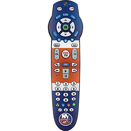 Skinit Decal Skin for Fios 2-Device Remote Control (P265) - Officially Licensed NHL New York Islanders Jersey Design