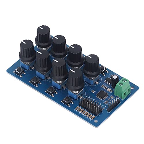 Kadimendium 8 Channel Servo Controller, LED Indicator Accurate 2 Modes 8 Way Steering Gear Controller for RC