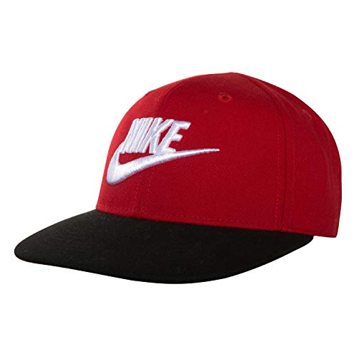 NIKE Children's Apparel Kids' Little Flat Brim Hat, Red/White, O/S