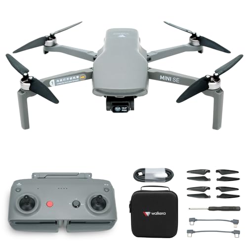 Walkera T210 UPGRADE Mini SE Drones with Camera 4K for Adults with GPS Auto Return,3-Axis Gimbal，Visual Optical Flow Positioning,30 Mins Time,Less than 249g Perfect for Beginners