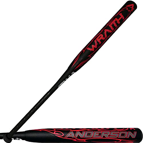 Anderson Wraith USSSA Slowpitch Softball bat – 14” Barrel ½ oz End Loaded Two-Piece Composite 2022 Model (34'/30OZ)