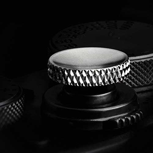 Camera Shutter Button (2 Pack/Silver) Upscale and Delicate Soft Shutter Release Button