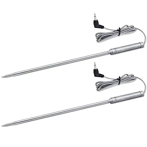 eBasics Meat Thermometer Probe Replacement Temperature Probe Compatible with Thermopro TP20, TP17, TP16, TP10,TP09, TP08, TP-08S, TP-07, TP06S, TP04, TP25, TP27, TP28, TP829, TP930