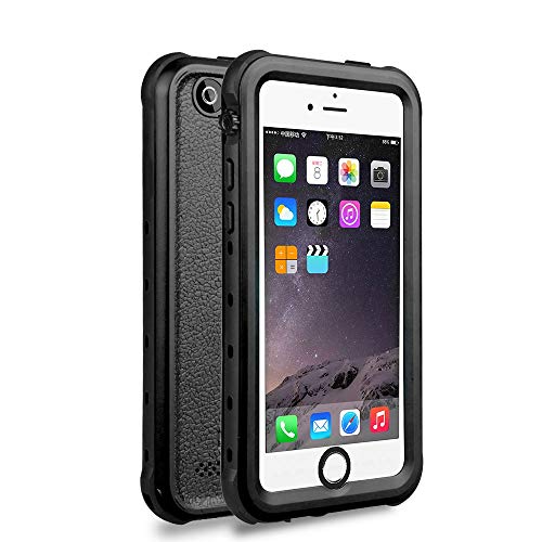 Zimu Joy iPhone 5 5S SE【2016 Edition】 Waterproof Case, Waterproof Shockproof Dirtproof Protective Cover, Full Sealed Case with Built-in Screen Protector for iPhone 5 5S SE2016 (Black)