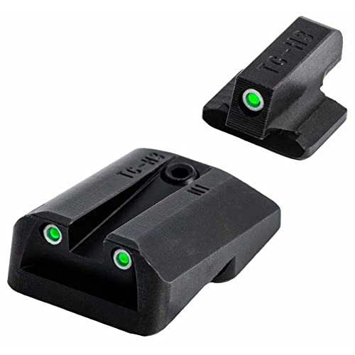 TRUGLO TG231N3W Tritium Pro Handgun Sight - Novak 260/500,Black