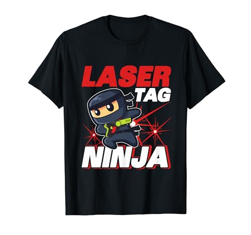 Laser Tag Party Laser Tag Ninja Lazer Tag Game T-Shirt