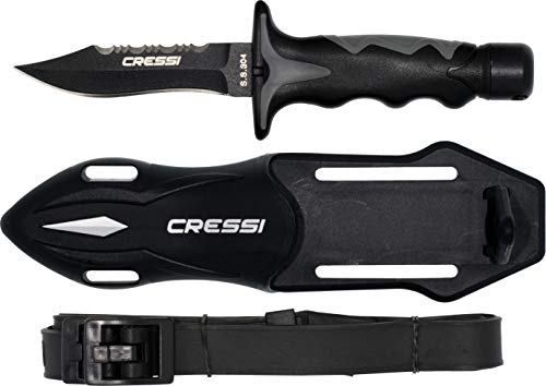 Cressi Predator Knife - Black/Silver