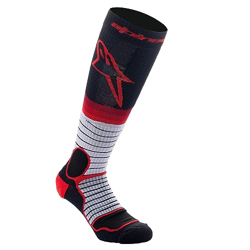 Alpinestars MX Pro Sock (Black/Grey/Red, Large)